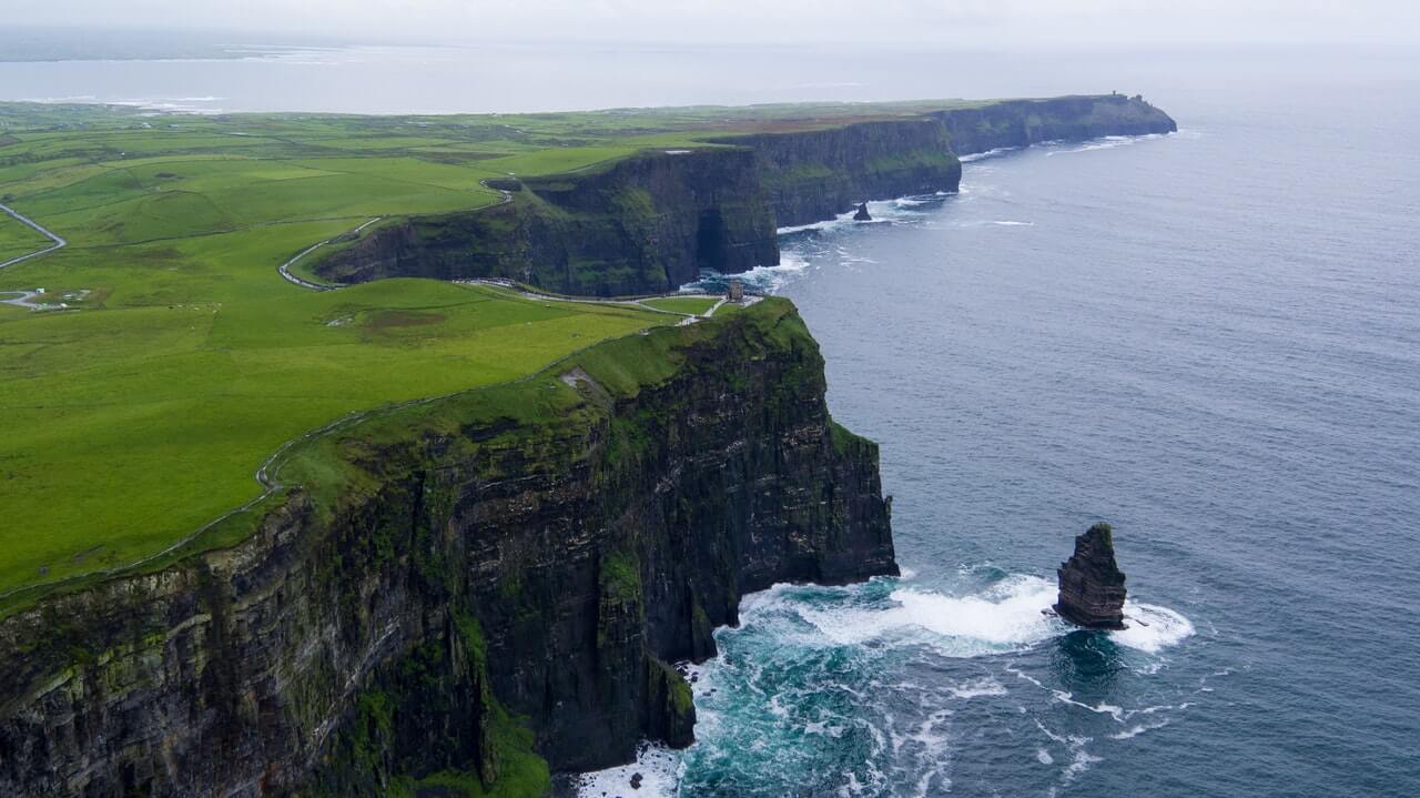 Los acantilados de Moher, sobre el Atlántico